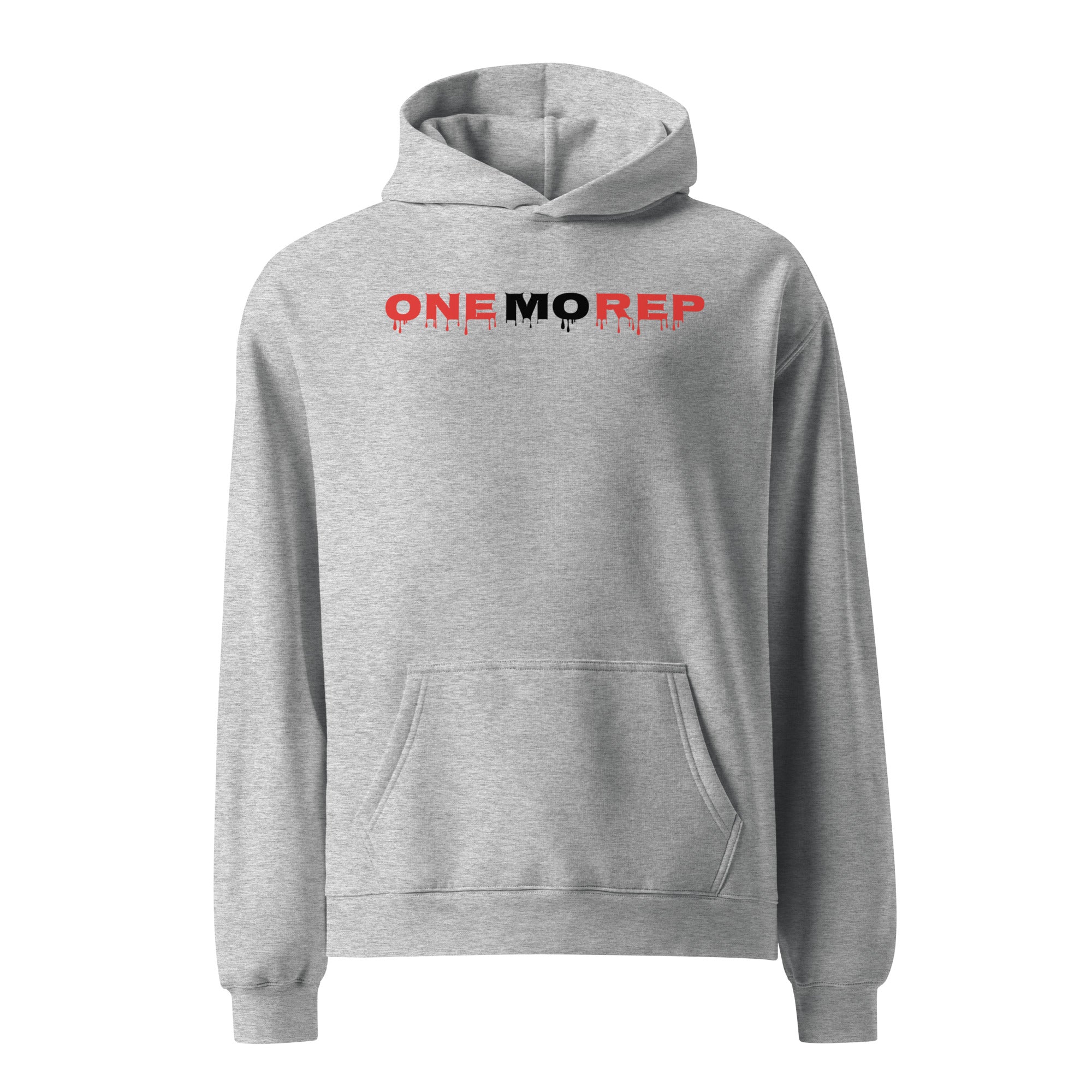 ONE MO REP OVERSIZED HOODIE GREY | ONE MO REP
